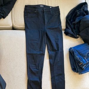 A&F black skinny jeans